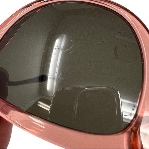 Tory Burch TY7091A Sunglasses in Crystal Poppy/Charcoal/Solid Smoke - Picture 7 of 17